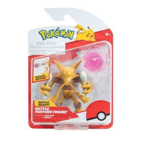 2x POKEMON DELUXE RUCHOMA FIGURKA AKCJI BATTLE FIGURE ALAKAZAM +CINDERACE