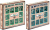 20 ŁAMIGŁÓWEK METALOWYCH zielony + niebieski zestaw Puzzles puzzle z metalu