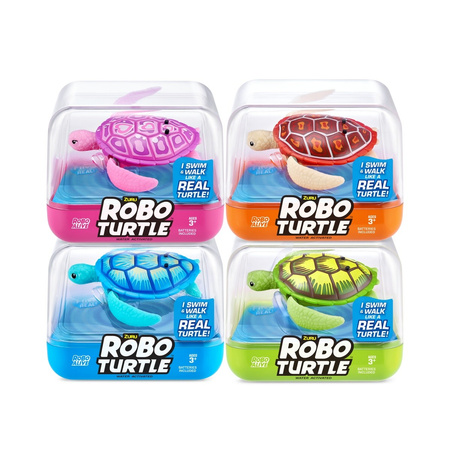 ROBO TURTLE ZURU ALIVE ROBOT PŁYWAJĄCY ŻÓŁW żółwik FIGURKA PŁYWA zielony