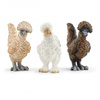 Schleich 42574 zestaw 3x kura figurka Kurze Przyjaciółki Farm World kury