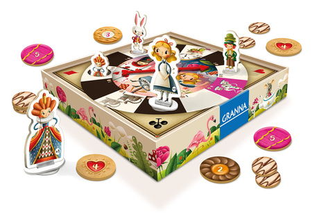 ALICJA w kraine czarów gra planszowa rodzinna PIĘKNA jak z bajki