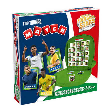 Match WORLD FOOTBALL STARS KARTY PIŁKARSKIE gra planszowa dla dzieci POLSKA