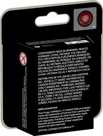 LEGO 71049 FORMUŁA 1 PIERWSZA BOLID FORMUŁY klocki auto samochód WYŚCIGÓWKA