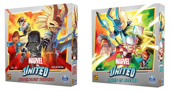 MARVEL UNITED gra 2x ROZSZERZENIE: Rise of Black Panther +Tales of Asgard