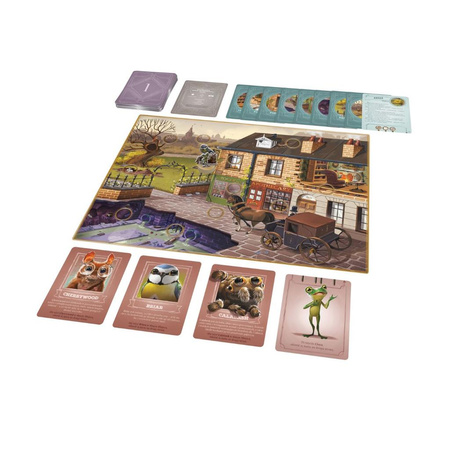 Zwierzęta z Baker Street gra PLANSZOWA kooperacyjna DETEKTYWI śledztwo 10+