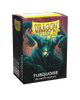 Koszulki PREMIUM na karty talię Pokemon MtG Magic MATOWE Dragon Shield Sleeves protektory Turkusowe (100 sztuk)