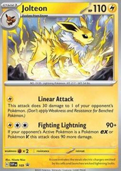 JOLTEON SVP 169 Prismatic Evolutions PROMO FOIL ORYGINALNA KARTA POKEMON