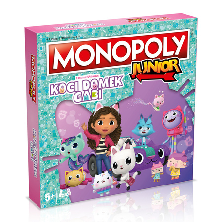 MONOPOLY KOCI DOMEK GABI gra planszowa dla dzieci Monopol Junior POLSKA