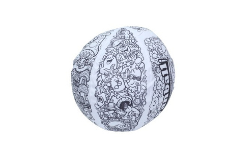 OUTLET EPEE FANBALL PIŁKA NOŻNA pokoloruj nadmuchaj rzucaj Fun Ball DUŻA 28cm zielona
