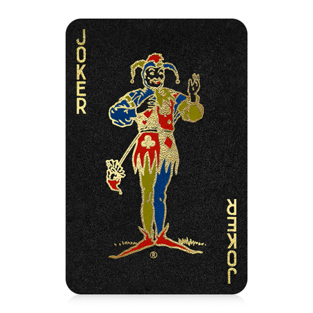 Waddingtons Black Gold 55 KART DO GRY POKER TYSIĄC OCZKO BRYDŻ KARTY HOLO
