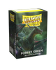 Koszulki PREMIUM na karty talię Pokemon MtG Magic MATOWE Dragon Shield Sleeves protektory Forest Green (100 sztuk)