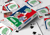 WADDINGTONS World Football Stars 55 KART DO GRY POKER BRYDŻ KARTY PIŁKARSKIE