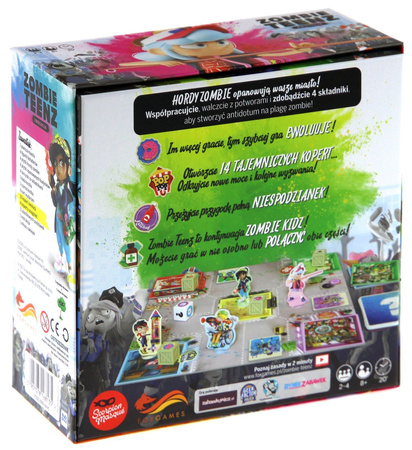 OUTLET ZOMBIE TEENZ EWOLUCJA planszowa kooperacyjna imprezowa legacy GRA ROKU 2021