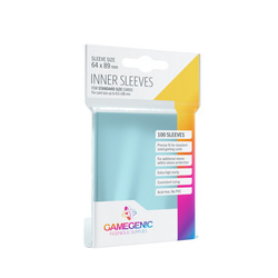 Koszulki wewnętrzne Gamegenic Inner Sleeves 100 sztuk Pokemon MtG Sleeves Magic Protektory wewnętrzne