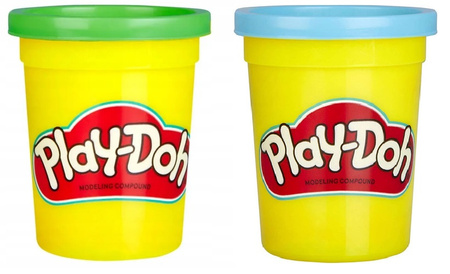 ZESTAW 2 PLAY DOH CIASTOLINA DUŻA TUBA sensoryczna masa plastyczna AŻ 224g