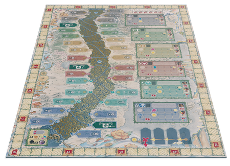 Rzeka Złota gra planszowa ekonomiczna handlarze samuraje STRATEGICZNA 14+