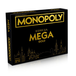 Monopoly MEGA GOLD WIELKA POLSKA EDYCJA gra planszowa złota EKSKLUZYWNA