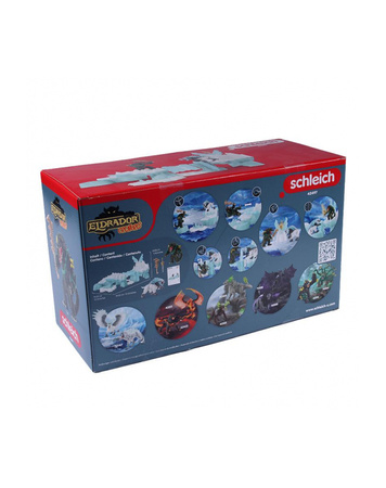 Schleich 42497 LODOWA FORTECA +FIGURKI BITEWNE bronie broni MOST ZWODZONY