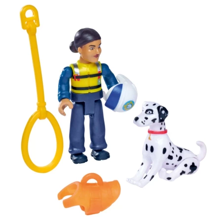 OUTLET HELIKOPTER POLICYJNY STRAŻAK SAM +figurki policjantka pies piesek policja