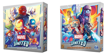 MARVEL UNITED GRA PLANSZOWA +ROZSZERZENIE DEFENDERS OF THE GALAXY POLSKA ED