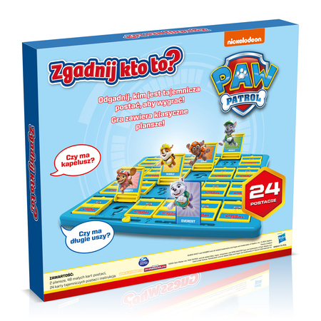 Zgadnij kto to? Psi Patrol gra planszowa dla dzieci ORYGINALNA