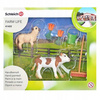 SCHLEICH 41422 6w1 krowa owca figurka cielak stajnia