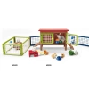 Schleich 42500 14w1 ZAGRODA DOM DLA ZWIERZĄT +4 FIGURKI królik figurka