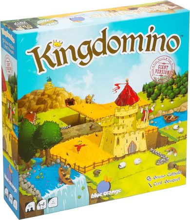 Kingdomino OGROMNA wersja XXL gra planszowa strategiczna rodzinna kafelki