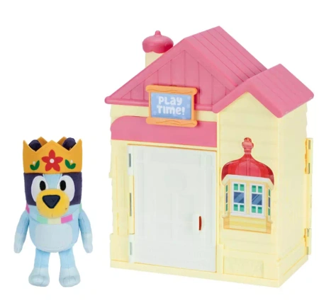 Bluey Domek z niespodzianką PREZENT naklejki PLUSZAK zabawka maskotka