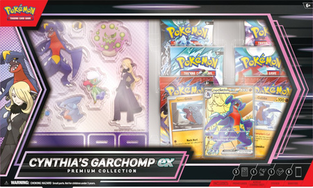 Pokemon TCG WIELKI ZESTAW KART PREMIUM COLLECTION karty Cynthia's Garchomp