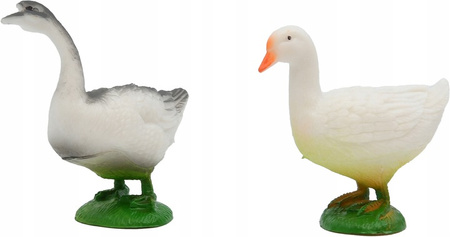 Zwierzęta domowe gospodarstwo FIGURKI krowa owca koń kogut kura FARMA