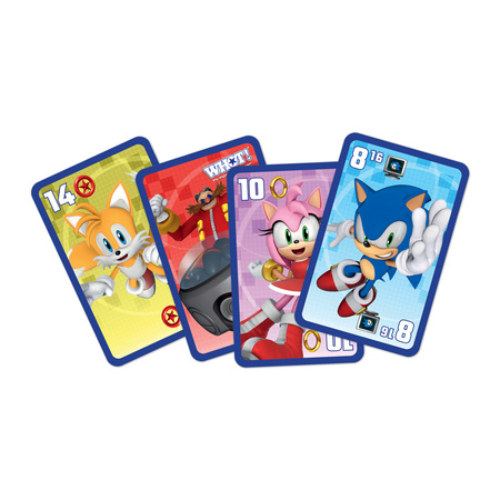 WHOT! Sonic gra planszowa karciana karty Sonik dla dzieci rodzinna POLSKA