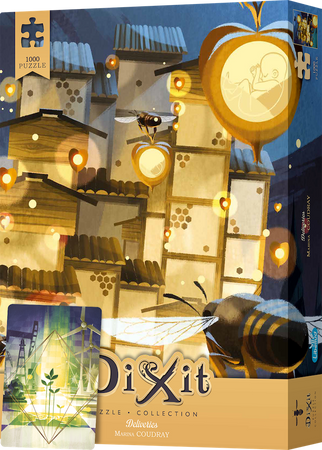 DIXIT MINI ROZSZERZENIE DODATEK KARTA PROMO do gra planszowa +PUZZLE 1000 Deliveries