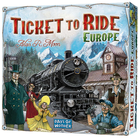 OUTLET TICKET TO RIDE EUROPE Wsiąść do Pociągu Europa ORIGINAL ENGLISH BOARD GAME