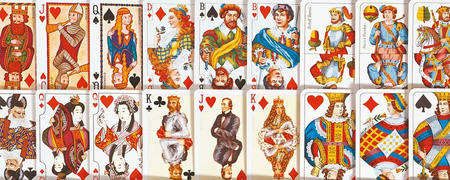 KARTY PIATNIK VIENNA DO GRY W BRYDŻA POKERA REMIKA TALIA 55 KART POKER