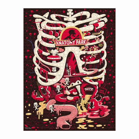 PUZZLE Rick and Morty Puzzle Anatomy 1000 el. puzle układanka Winning Moves