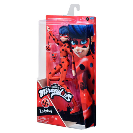 MIRACULUM DUŻA LALKA BIEDRONKA LADYBUG MIRACULOUS FIGURKA ORYGINALNA 27cm