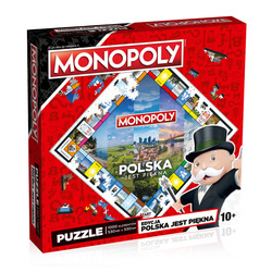 MONOPOLY Puzzle Polska jest piękna puzle PREMIUM