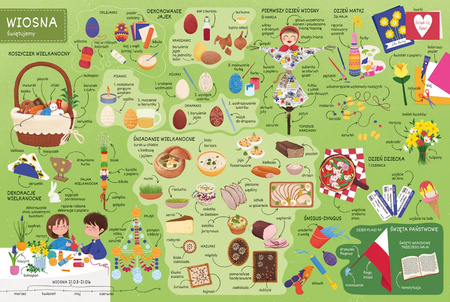 Co jest w środku? Pory Roku książka dla dzieci ILUSTROWANA Nasza Księgarnia