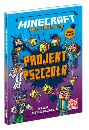 MINECRAFT SAGA STONESWORD T4 PROJEKT PSZCZOŁA książka POWIEŚĆ OFICJALNA