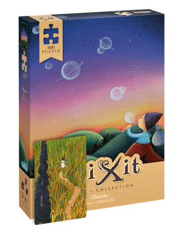 DIXIT MINI ROZSZERZENIE DODATEK KARTA PROMO do gra planszowa +PUZZLE 500 Detours