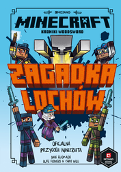MINECRAFT SAGA WOODSWORD Zagadka Lochów książka POWIEŚĆ OFICJALNA PRZYGODA