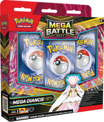 Pokemon TCG Mega Battle Deck Diancie ex ORYGINALNE KARTY mata kości MONETA