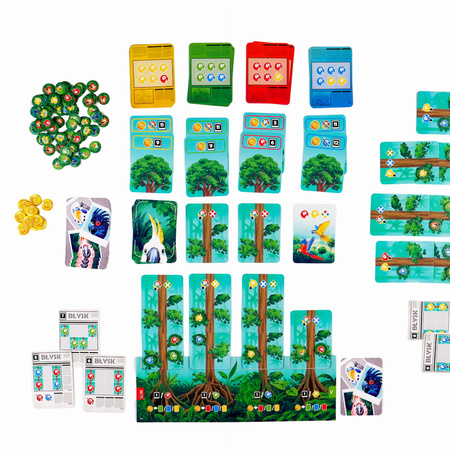 ZŁAP KADR gra karciana PIĘKNE ILUSTRACJE Muduko PAPUGI 150 kart 8+ RODZINNA