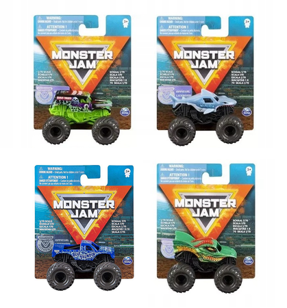 MONSTER TRUCK JAM Auto terenowe ciężarówka samochód ORYGINALNY 1:70
