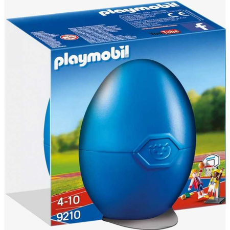 Playmobil SKARBONKA JAJKO DLA DZIECI +KOSZYKARZE 9210 figurki koszykówka