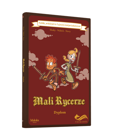 MALI RYCERZE KOMIKS PARAGRAFOWY DLA DZIECI Dyplom książka gra misje PRZYGODA
