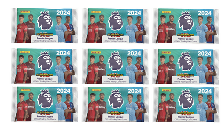 9x PANINI KARTY PIŁKARSKIE Saszetka Premier League 2024 Adrenalyn ORYGINALNE