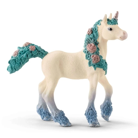 SCHLEICH 70591 Jednorożec koń kwieciste źrebie figurka jednorożca premium