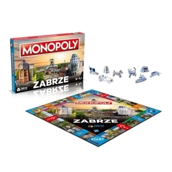 OUTLET MONOPOLY Zabrze gra planszowa DOMY HOTELE RODZINNA ekonomiczna 2-4 graczy